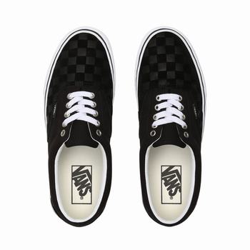 Damske Tenisky Vans Deboss Checkerboard Era Čierne/Biele VA72UFLPS